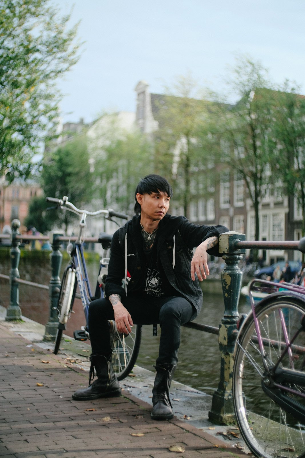 amsterdam man's fashion photo shoot