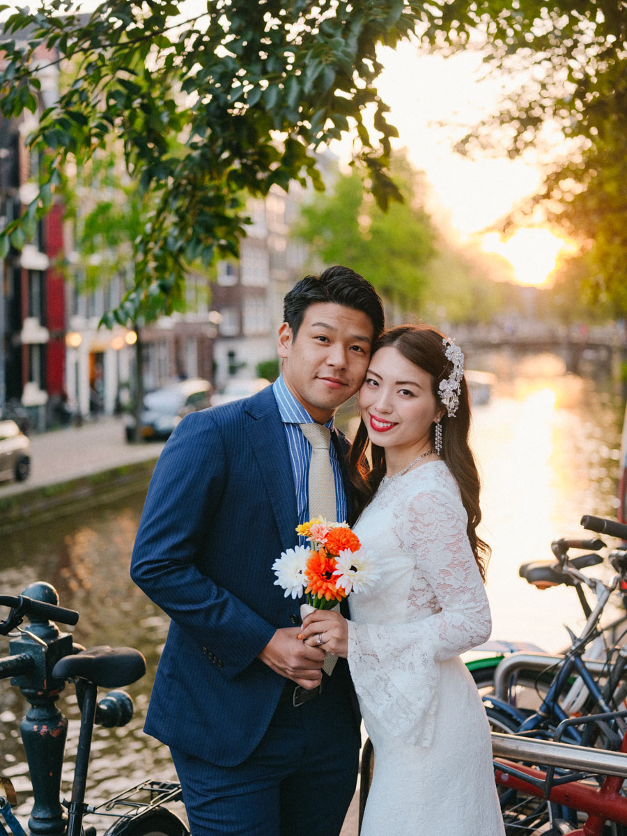 Japanese Couple Eloping in Amsterdam