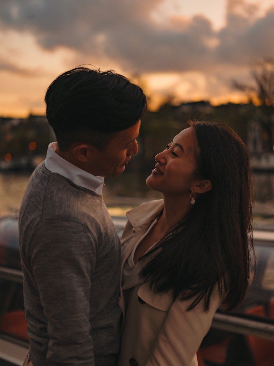 evening proposal photography amsterdam