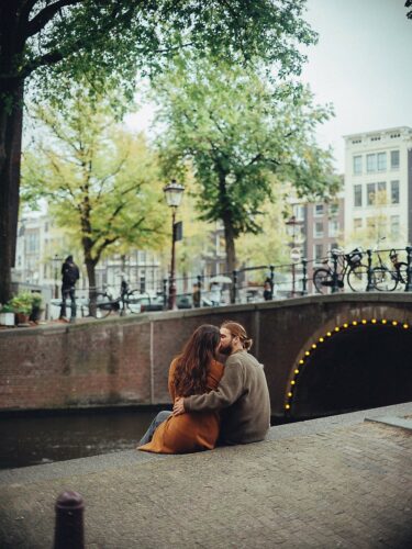Fotoshoot in Amsterdam met vriend