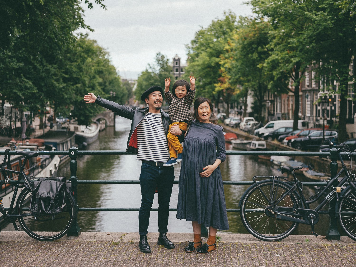 Sfeervolle familie fotosessie in Amsterdam