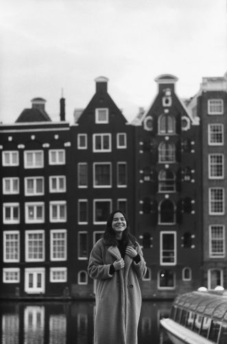 black white photowalk in amsterdam
