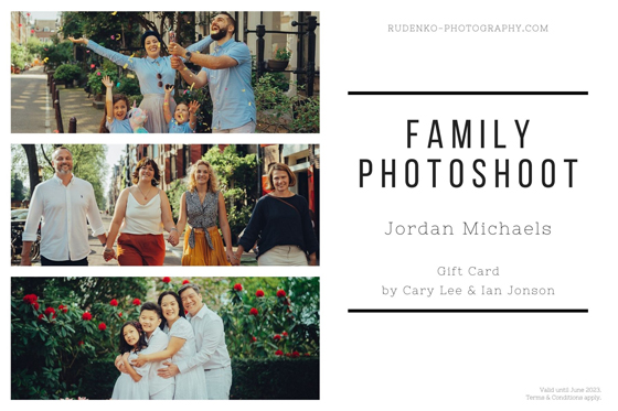 Family Photoshoot Gift Card