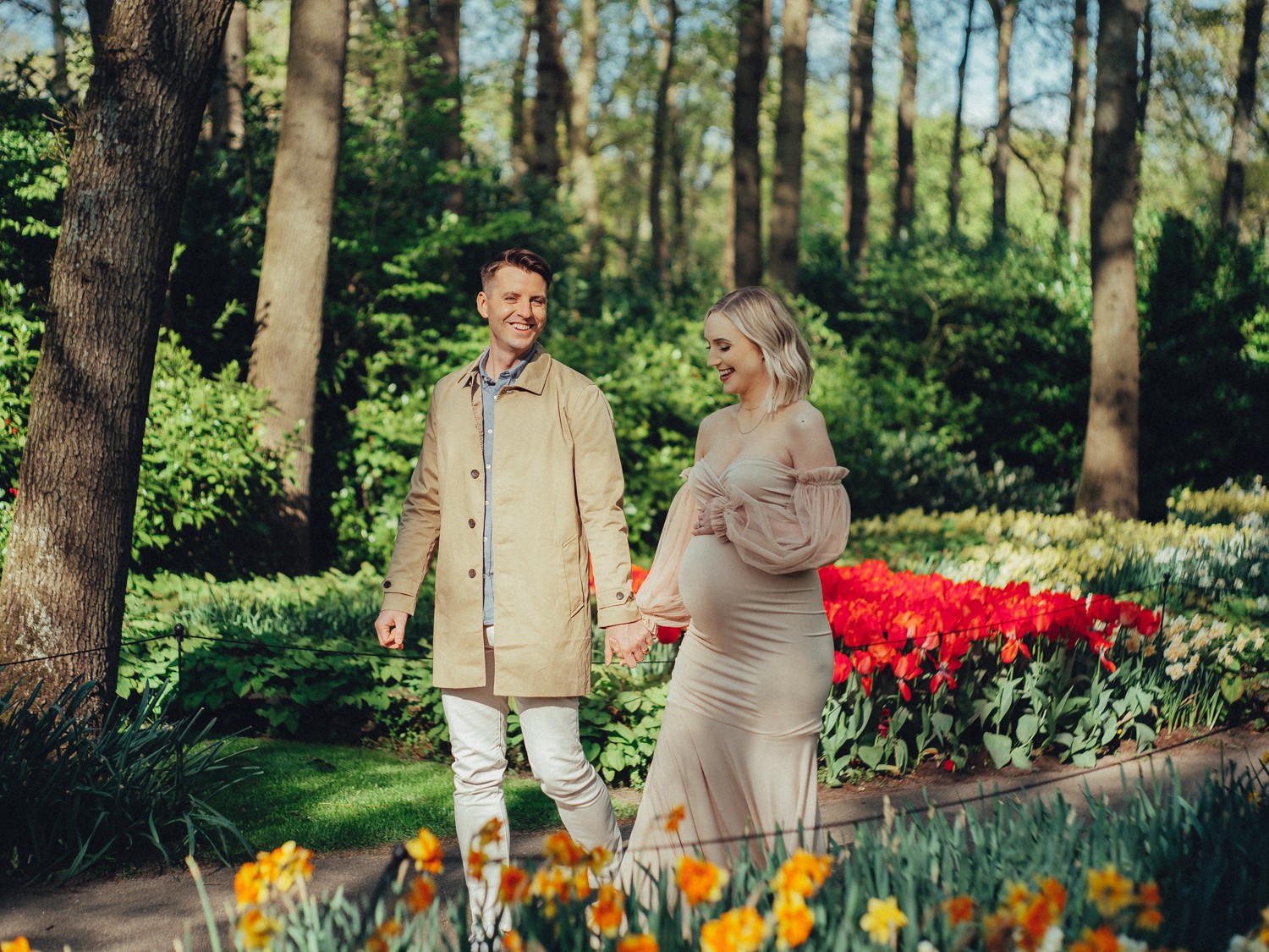 Pregnancy Photoshoot At Keukenhof Rudenko Photography