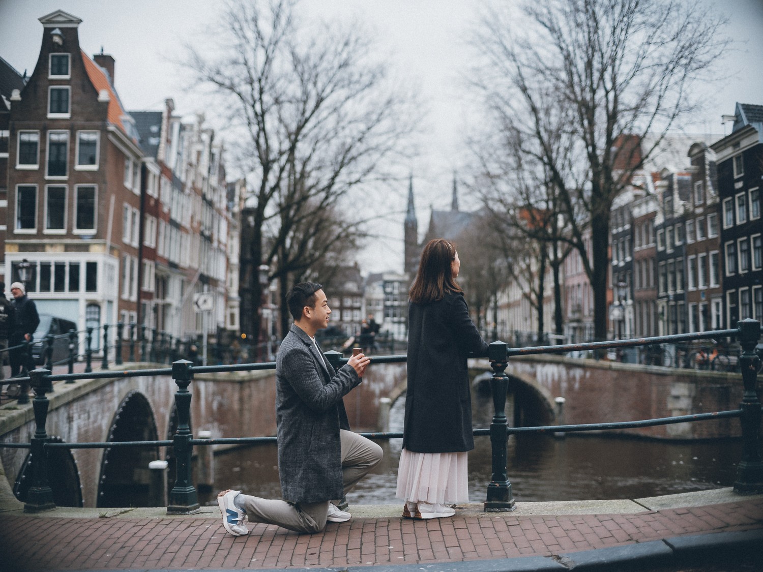 Surprise Proposal on Amsterdam Canals