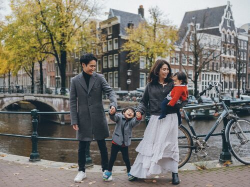 Amsterdam Bridge Family Photos