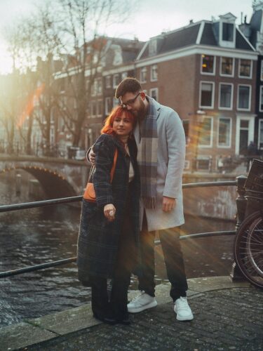 Spontaneous Couple Photoshoot in Amsterdam
