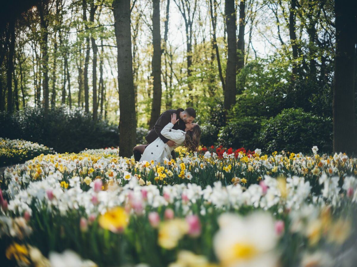 Tulip Fields Engagement Photographer