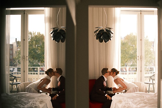 Elegante trouwfotografie in Delft