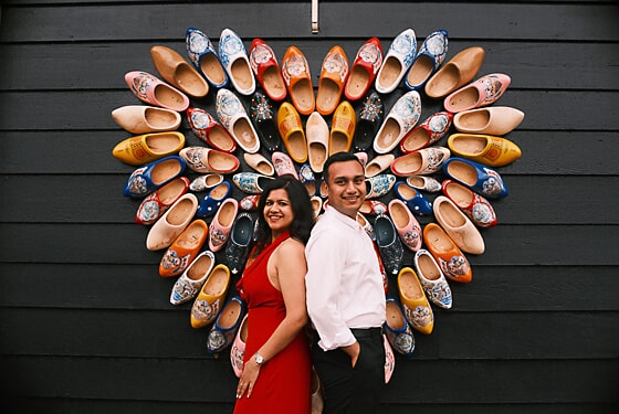 Tijdloze koppel foto’s in Zaanse Schans