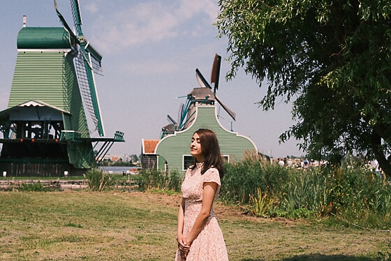 Artistieke portret fotoshoot in Zaanse Schans